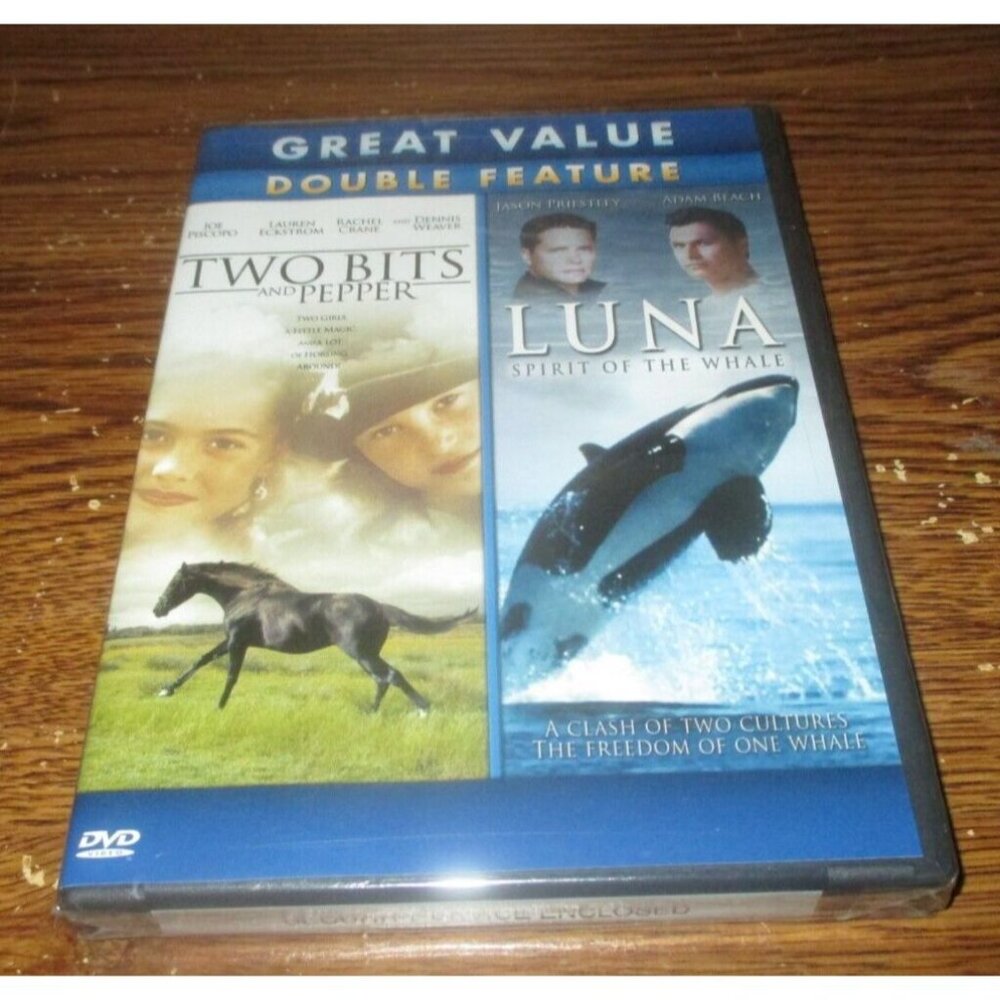 Double Feature: Two Bits and Pepper /Luna (DVD, 2007) (unopened)